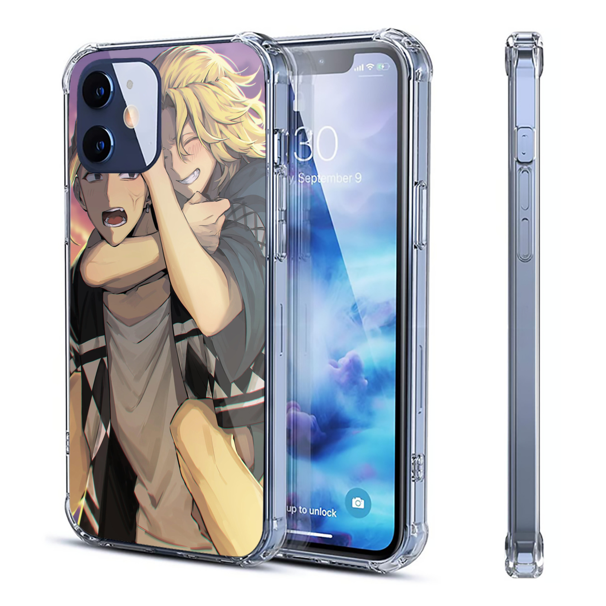 （画像用） 東京リベンジャーズ Tokyo Revengers 【iPhone 12シリーズ対応】透明スマホケース（クリアソフトケース）